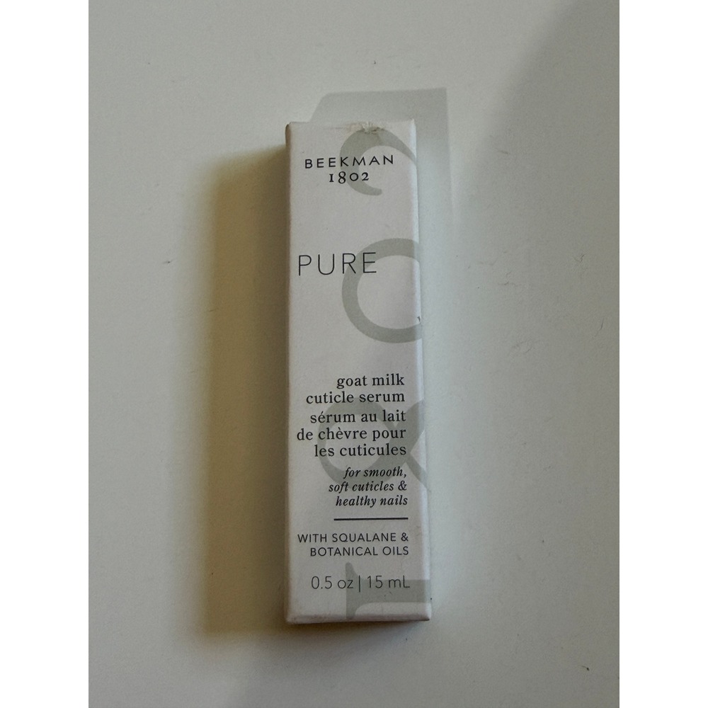 Beekman 1802 Pure Goat Milk Cuticle Serum w/ Squalane 0.5 oz 15 mL New Box Wear